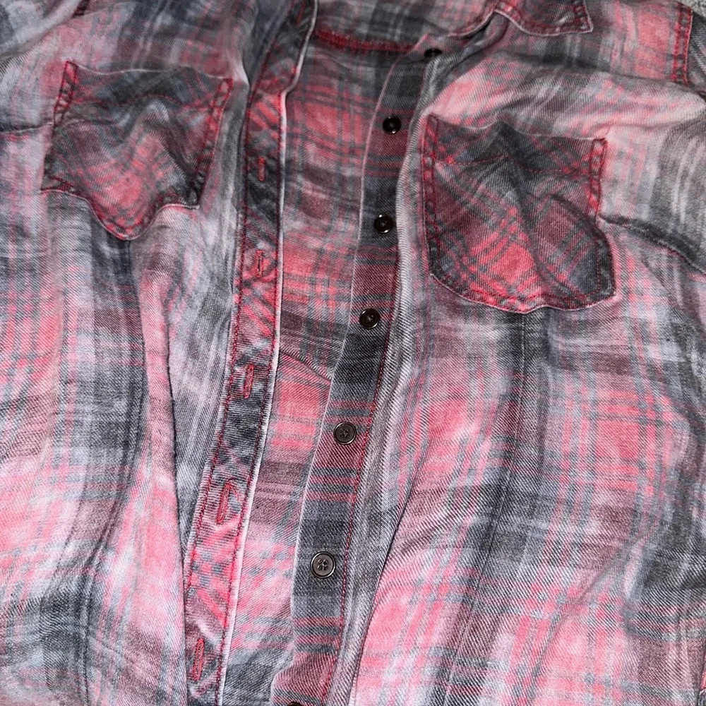 Plaid button down - Picture 2 of 7